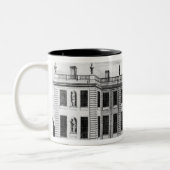 Uitzicht van Marlborough House in Pall Mall Tweekleurige Koffiemok (Links)