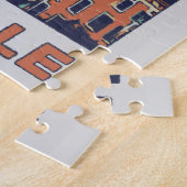 Uitzicht van Marseille illustratie Frankrijk Legpuzzel (Zijkant)