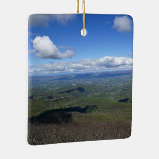 Uitzicht van Mary's Rock Keramisch Ornament (Rechts)