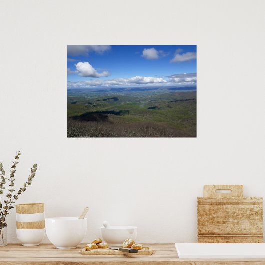 Uitzicht van Mary's Rock Poster (Keuken)