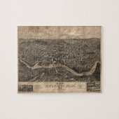 Uitzicht van Massachusetts in 1879 Legpuzzel (Horizontaal)