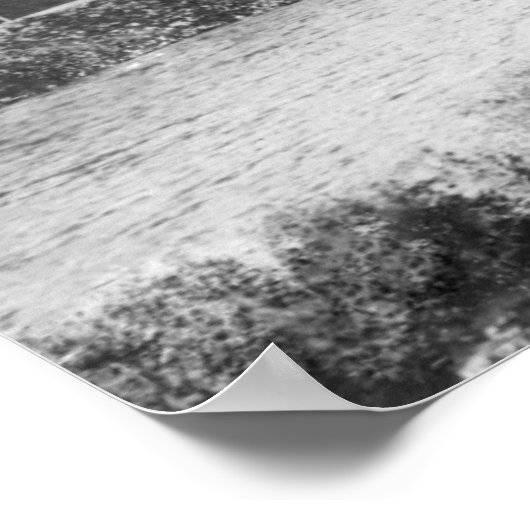 Uitzicht van Maupin, Oregon en Deschutes Poster (Hoek)