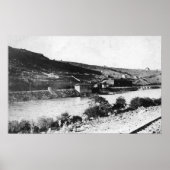 Uitzicht van Maupin, Oregon en Deschutes Poster (Voorkant)