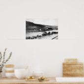 Uitzicht van Maupin, Oregon en Deschutes Poster (Keuken)