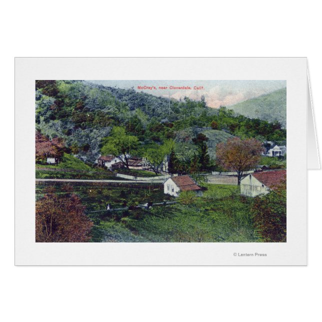 Uitzicht van McCray'sCloverdale, CA (Voorkant Horizontaal)