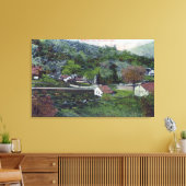 Uitzicht van McCray'sCloverdale, CA Canvas Afdruk (Insitu (Woonkamer))