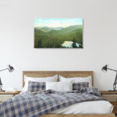 Uitzicht van McIntyre, Colden en Marcy Mts. Canvas Afdruk (Insitu (Slaapkamer))