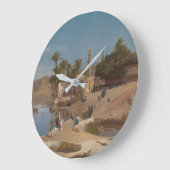 Uitzicht van Medinet El-Fayoum Grote Klok (Hoek)