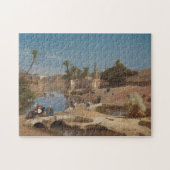 Uitzicht van Medinet El-Fayoum Legpuzzel (Horizontaal)