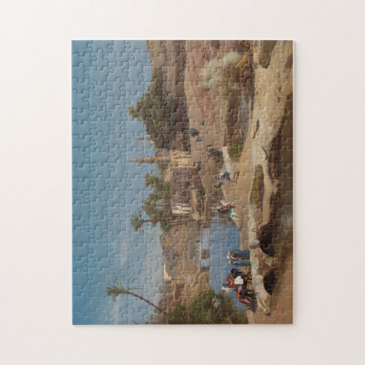 Uitzicht van Medinet El-Fayoum Legpuzzel (Verticaal)