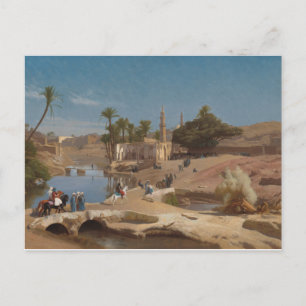 Uitzicht van Medinet Gr-Fayoum Briefkaart