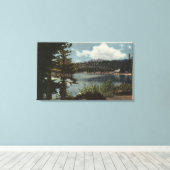 Uitzicht van Meeks Bay Canvas Afdruk (Insitu (Houten vloer))