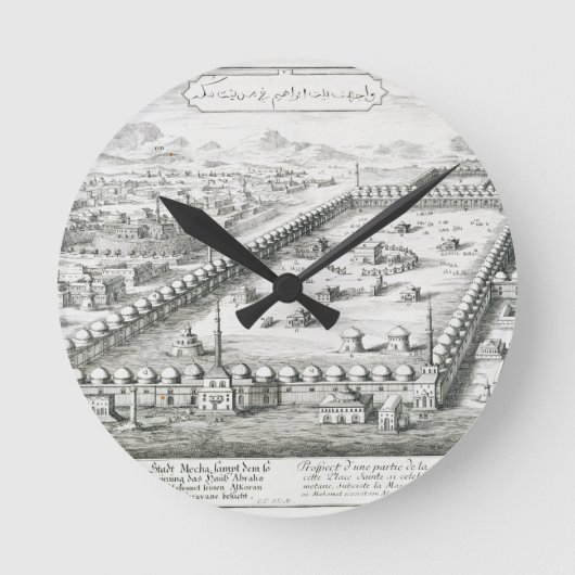 Uitzicht van Mekka, van "Entwurf einer histischen Ronde Klok (Voorkant)