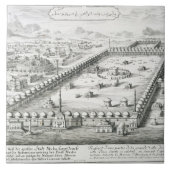 Uitzicht van Mekka, van "Entwurf einer histischen  Tegeltje (Voorkant)