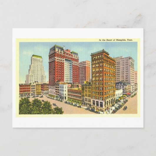  Uitzicht van Memphis, Tennessee, Briefkaart (Voorkant)