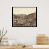 Uitzicht van mevrouw Livingston's Hill SD 1887 Poster (Keuken)