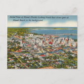  Uitzicht van Miami, Florida Briefkaart (Voorkant)