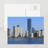 Uitzicht van Miami Skyline Briefkaart (Voorkant / Achterkant)