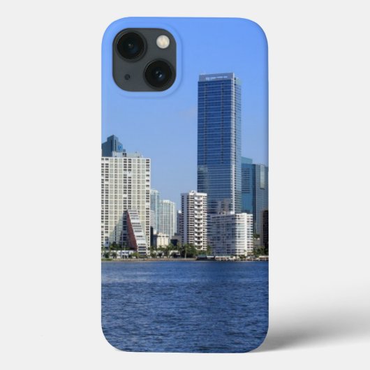 Uitzicht van Miami Skyline Case-Mate iPhone Case (Achterkant)