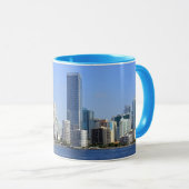 Uitzicht van Miami Skyline Mok (Voorkant rechts)