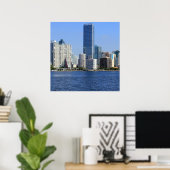 Uitzicht van Miami Skyline Poster (Thuiskantoor)