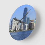Uitzicht van Miami Skyline Ronde Klok (Hoek)