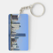 Uitzicht van Miami Skyline Sleutelhanger (achterkant)