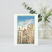 Uitzicht van Michigan Avenue Briefkaart (Staand voorkant)