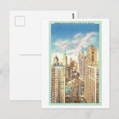 Uitzicht van Michigan Avenue Briefkaart (Voorkant / Achterkant)