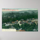 Uitzicht van Mill Valley-Mill Valley, CA Poster (Voorkant)