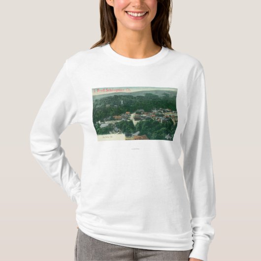 Uitzicht van Mill Valley-Mill Valley, CA T-shirt (Voorkant)