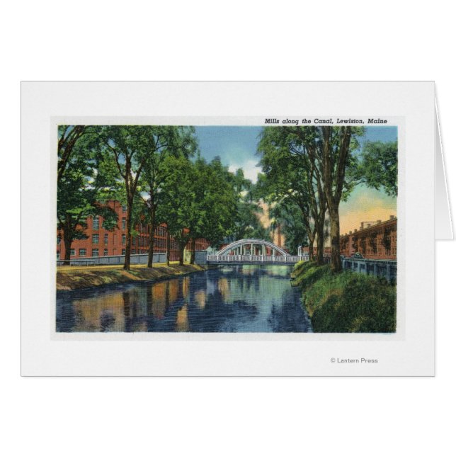 Uitzicht van Mills langs het Kanaal (Voorkant Horizontaal)