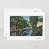 Uitzicht van Mills langs het Kanaal Briefkaart (Voorkant / Achterkant)