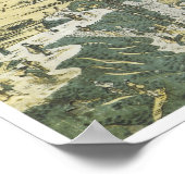 Uitzicht van Mimeguri, Toyoharu, 1780 Poster (Hoek)