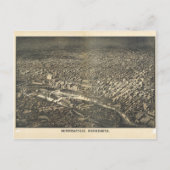 Uitzicht van Minneapolis, Minnesota (1885) Briefkaart (Voorkant)