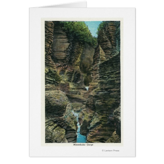 Uitzicht van Minnehaha Gorge (Voorkant)