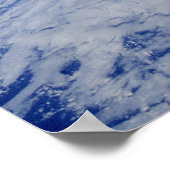 Uitzicht van Mir Space Station van Shuttle Atlanti Poster (Hoek)