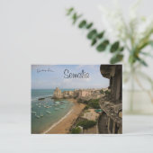 Uitzicht van Mogadishu Somalië Briefkaart (Staand voorkant)