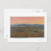 Uitzicht van Mohave Desert Briefkaart (Voorkant / Achterkant)