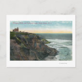 Uitzicht van Mohegan Bluffs and Southeast Briefkaart (Voorkant)