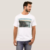 Uitzicht van Mohegan Bluffs and Southeast T-shirt (Voorkant volledig)