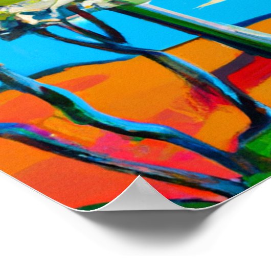 Uitzicht van Mokuauia - poster en digitale afdruk (Hoek)