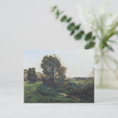 Uitzicht van Moncel-sur-Seine, c.1868 Briefkaart (Staand voorkant)