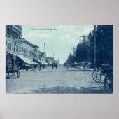 Uitzicht van Montana AvenueBillings, MT Poster (Voorkant)