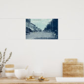 Uitzicht van Montana AvenueBillings, MT Poster (Keuken)