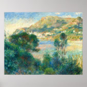 Uitzicht van Monte Carlo - Auguste Renoir Fine Art Poster (Voorkant)