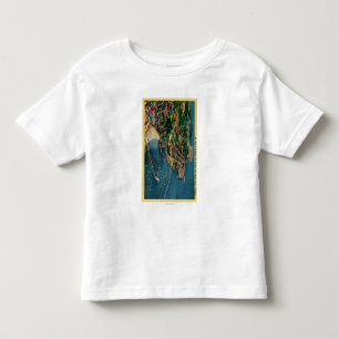 Uitzicht van Monterey en Presido Kinder Shirts