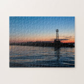 Uitzicht van Montevideo in Dawn, Uruguay Legpuzzel (Horizontaal)