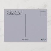 Uitzicht van Montmartre Port Vila Vanuatu Briefkaart (Achterkant)