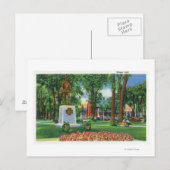 Uitzicht van Monument in Wisner Park Briefkaart (Voorkant / Achterkant)